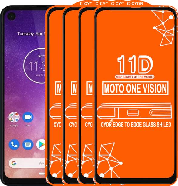 CYOR Edge To Edge Tempered Glass for MOTO VISION ONE