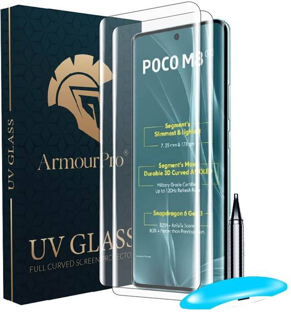 ArmourPro Edge To Edge Tempered Glass for Poco M8 5G, Poco M8
