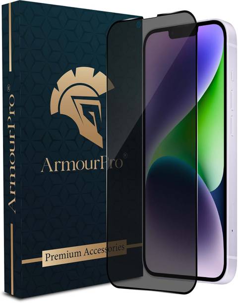 ArmourPro Edge To Edge Tempered Glass for iPhone 14 Plus, Apple iPhone 14 Plus, Apple iPhone 13 Pro Max, (Privacy Anti Spy)