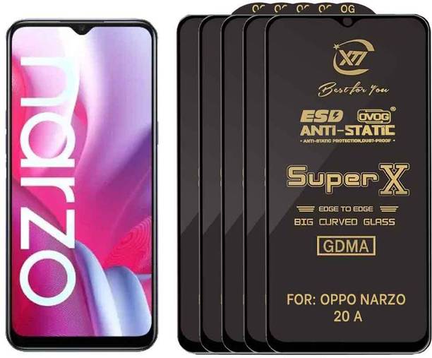 GDMA Edge To Edge Tempered Glass for OPPO NARZO 20A