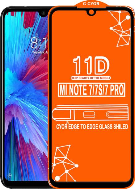CYOR Edge To Edge Tempered Glass for REDMI NOTE 7