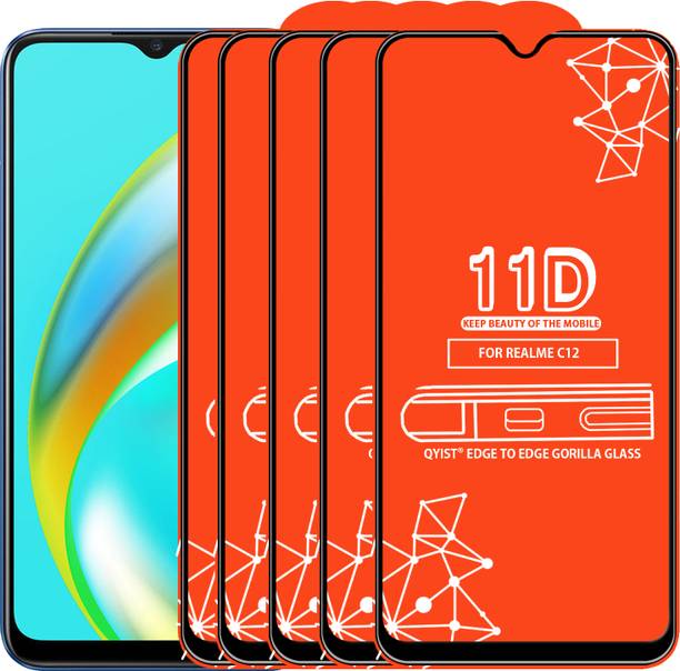 Qyist Edge To Edge Tempered Glass for Realme C12