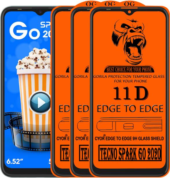 CYOR Edge To Edge Tempered Glass for TECNO SPARK GO 2020