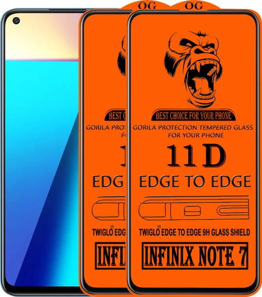 TWIGLO Edge To Edge Tempered Glass for INFINIX NOTE 7