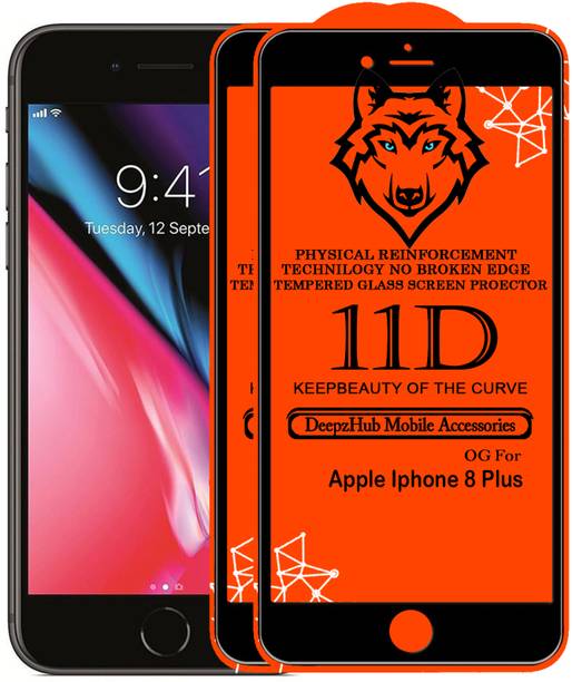 CRodible Edge To Edge Tempered Glass for Apple iPhone 8 Plus