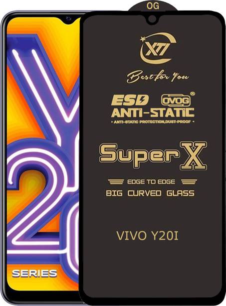 ANILUQ Edge To Edge Tempered Glass for VIVO Y20I