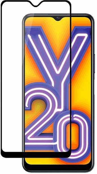 EITANSHA CREATION Edge To Edge Tempered Glass for Vivo Y20, Vivo Y20i, Vivo Y20G