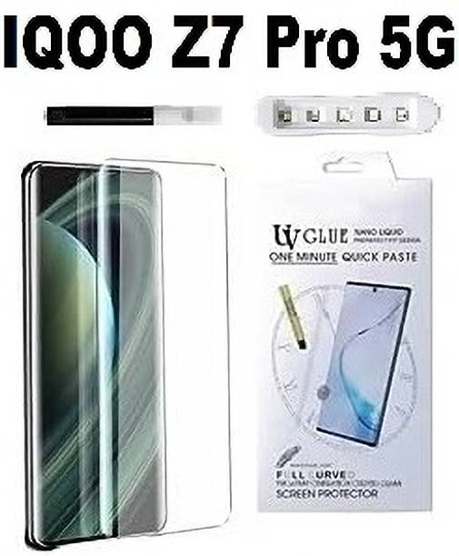 GDBUY Edge To Edge Tempered Glass for IQOO Z7 Pro 5G, IQ00 Z7 Pro 5G, IQOO Z6 Pro