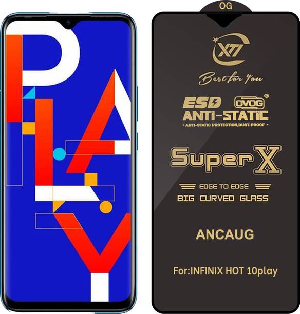 SuperX Edge To Edge Tempered Glass for INFINIX HOT 10 PLAY