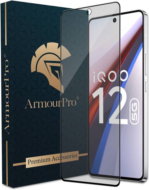 ArmourPro Edge To Edge Tempered Glass for iQOO 12 5G, iQOO 12, iQOO Neo 9 Pro 5G, iQOO Neo 9 Pro, Neo9 Pro 5G, Matte Protection