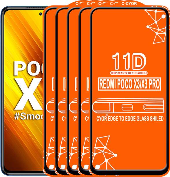 CYOR Edge To Edge Tempered Glass for REDMI POCO X3 PRO