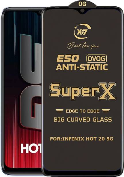 ANILUQ Edge To Edge Tempered Glass for INFINIX HOT 20 5G