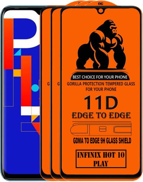 GDMA Edge To Edge Tempered Glass for INFINIX HOT 10 PLAY