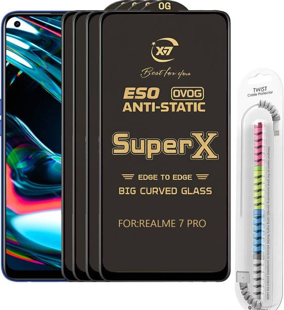 CYOR Edge To Edge Tempered Glass for REALME 7 PRO