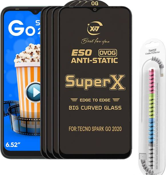 CYOR Edge To Edge Tempered Glass for TECNO SPARK GO 2020
