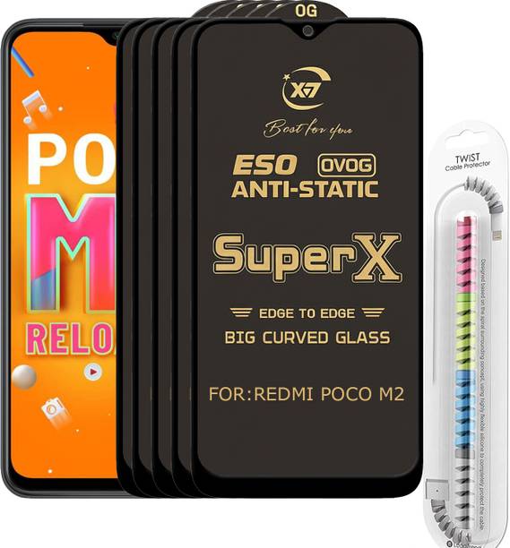 CYOR Edge To Edge Tempered Glass for REDMI POCO M2