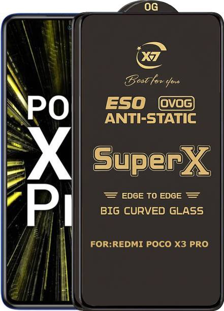 ANILUQ Edge To Edge Tempered Glass for REDMI POCO X3 PRO