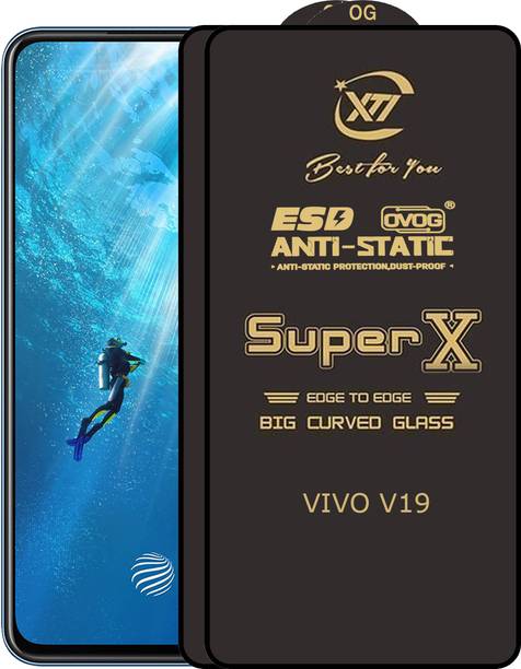 ANILUQ Edge To Edge Tempered Glass for VIVO V19