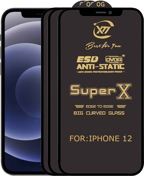 ANILUQ Edge To Edge Tempered Glass for IPHONE 12