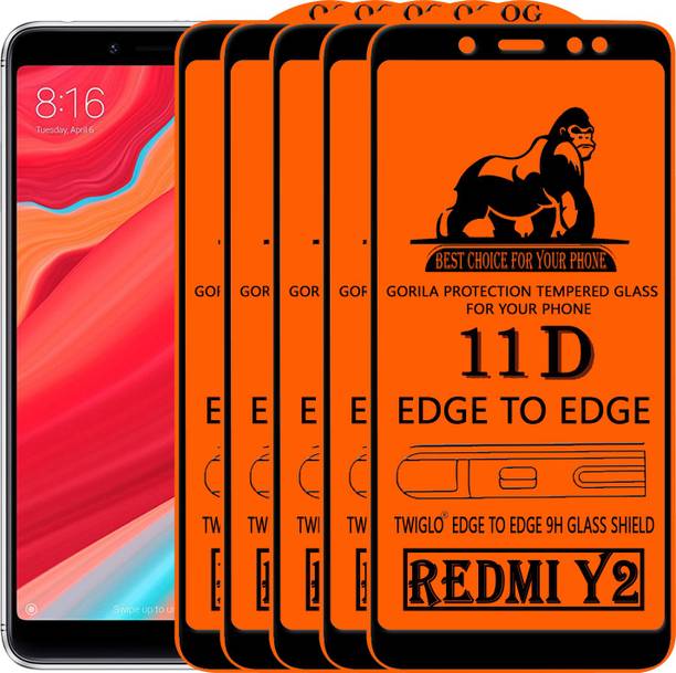 TWIGLO Edge To Edge Tempered Glass for Mi Redmi Y2