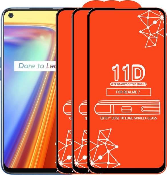 Qyist Edge To Edge Tempered Glass for Realme 7