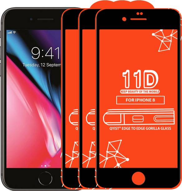 Qyist Edge To Edge Tempered Glass for Apple iPhone 8