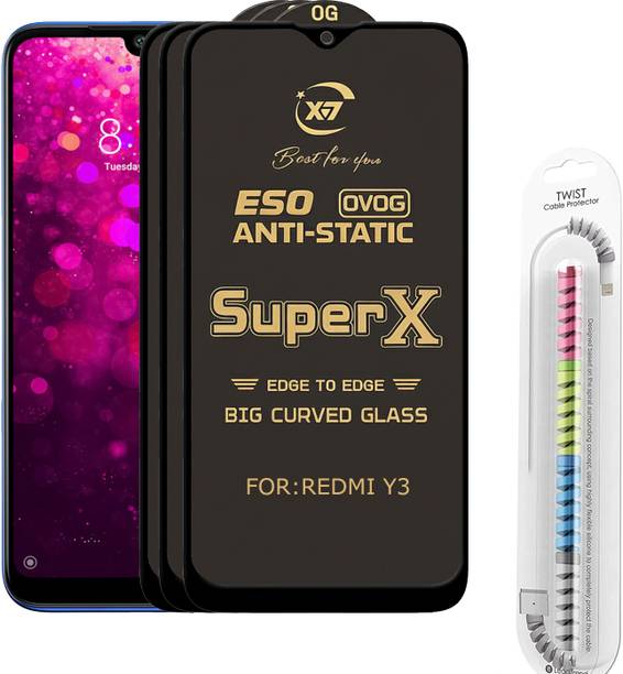 CYOR Edge To Edge Tempered Glass for REDMI Y3