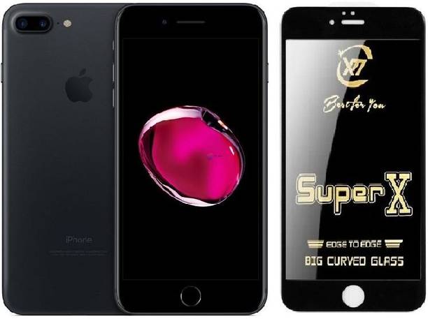 Resolute Edge To Edge Tempered Glass for Apple iPhone 7 Plus, DelhiGear Glass, Screen Protector, Tempered Glass, Screen Guard, Mobile Glass