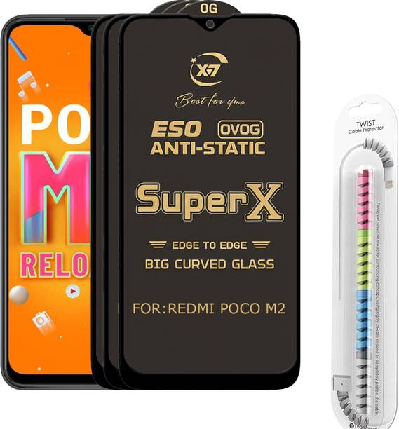 CYOR Edge To Edge Tempered Glass for REDMI POCO M2