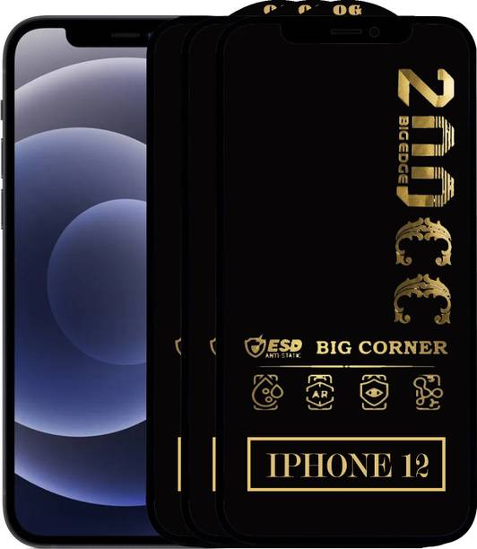 ANILUQ Edge To Edge Tempered Glass for IPHONE 12