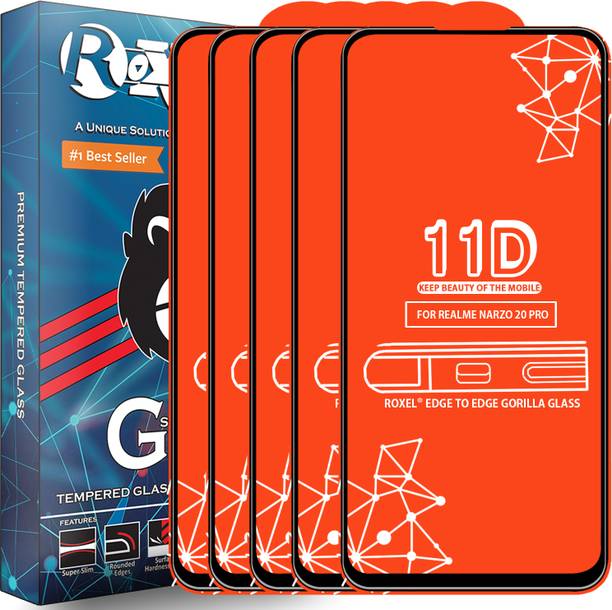 Roxel Edge To Edge Tempered Glass for Realme Narzo 20 Pro