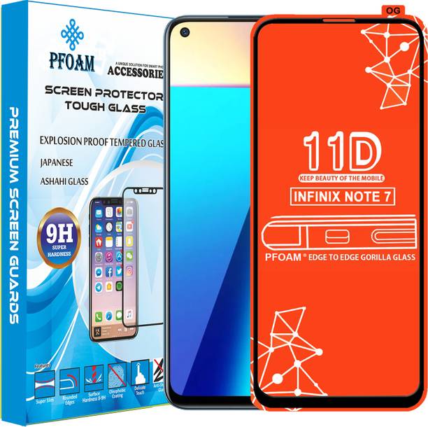 PFOAM Edge To Edge Tempered Glass for INFINIX NOTE 7