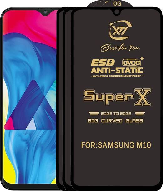 ANILUQ Edge To Edge Tempered Glass for Samsung Galaxy M10