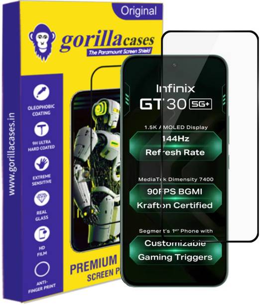Gorilla Cases Edge To Edge Tempered Glass for Infinix GT 30 5G+