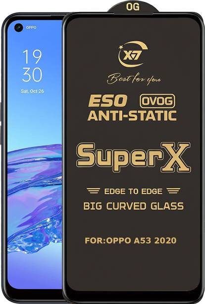 ANILUQ Edge To Edge Tempered Glass for OPPO A53 2020