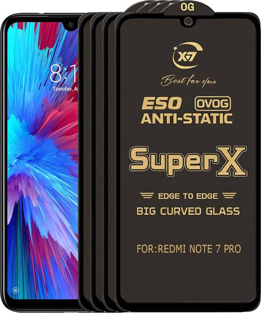 ANILUQ Edge To Edge Tempered Glass for REDMI NOTE 7 PRO