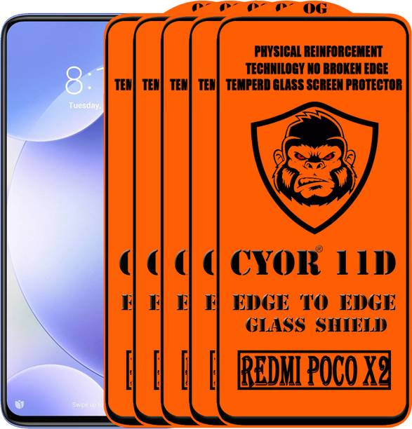 CYOR Edge To Edge Tempered Glass for REDMI POCO X2