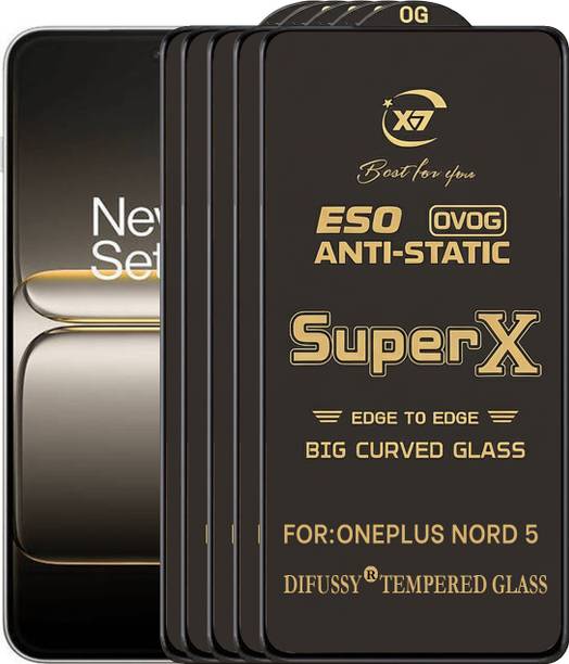 Difussy Edge To Edge Tempered Glass for ONEPLUS NORD 5