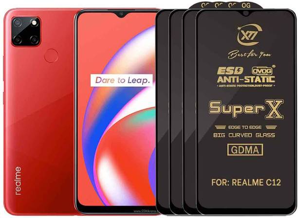 GDMA Edge To Edge Tempered Glass for REALME C12