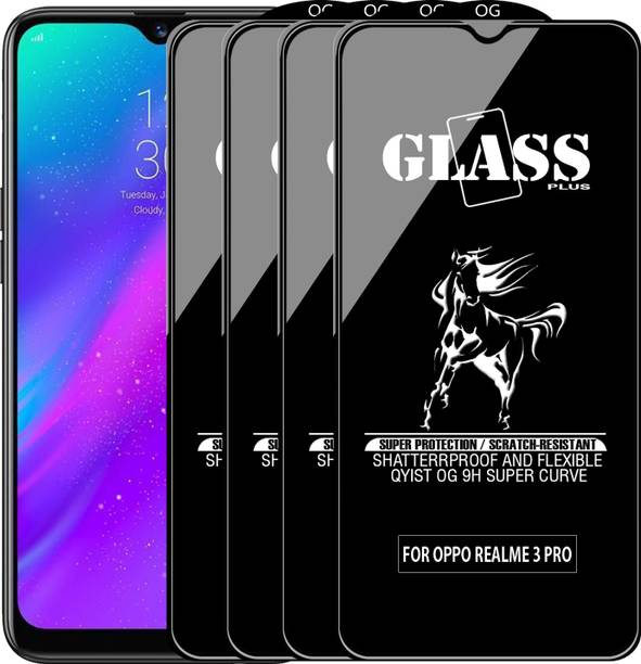 Qyist Edge To Edge Tempered Glass for REALME 3 PRO