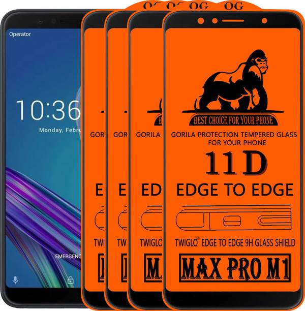 TWIGLO Edge To Edge Tempered Glass for Asus Zenfone Max...