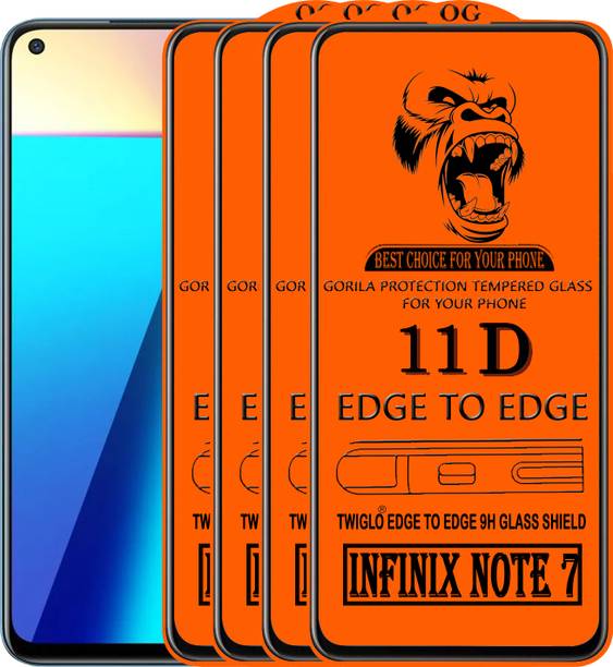 TWIGLO Edge To Edge Tempered Glass for INFINIX NOTE 7