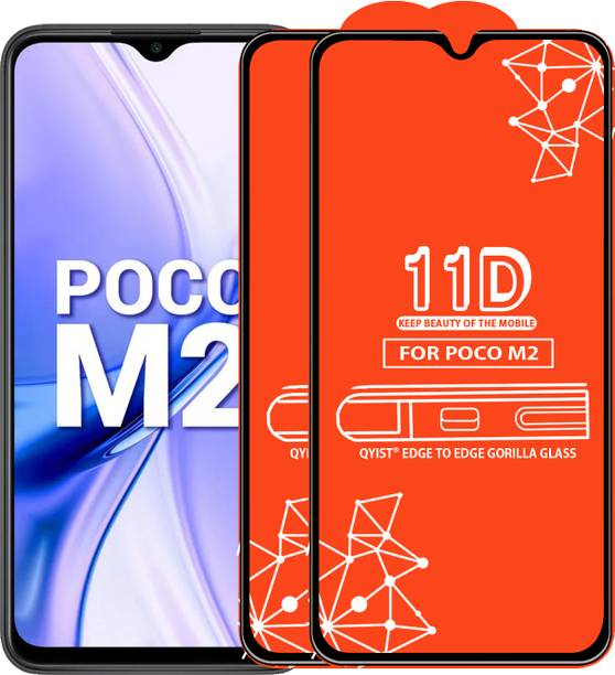 Qyist Edge To Edge Tempered Glass for Poco M2