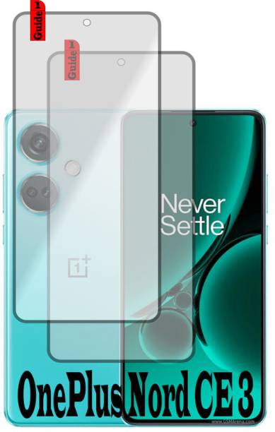 RapTag Edge To Edge Tempered Glass for OnePlus Nord CE 3 (Flexible)(Scratch Proof) (.0.582)