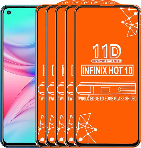 TWIGLO Edge To Edge Tempered Glass for INFINIX HOT 10
