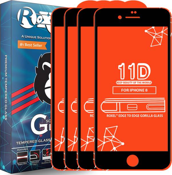 Roxel Edge To Edge Tempered Glass for Apple iPhone 8