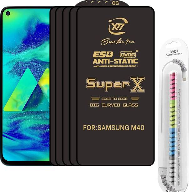 TWIGLO Edge To Edge Tempered Glass for SAMSUNG M40