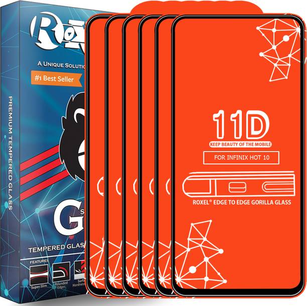 Roxel Edge To Edge Tempered Glass for Infinix Hot 10
