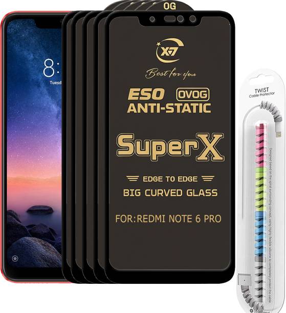 CYOR Edge To Edge Tempered Glass for Mi Redmi Note 6 Pro