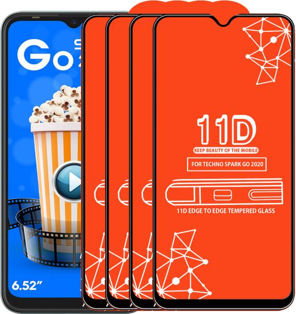 Roxel Edge To Edge Tempered Glass for Techno Spark Go 2020